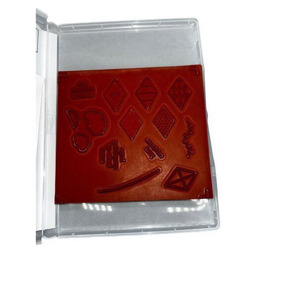 Stampin Up SEND ME SOARING KITES Rubber Stamp Crafts Card Making Scrapbooking - Picture 4 of 6